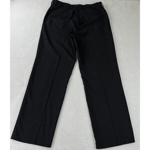 Perry Ellis Portfolio Cuff Dress Pants Brown with Grey Stripes W34 L32‎